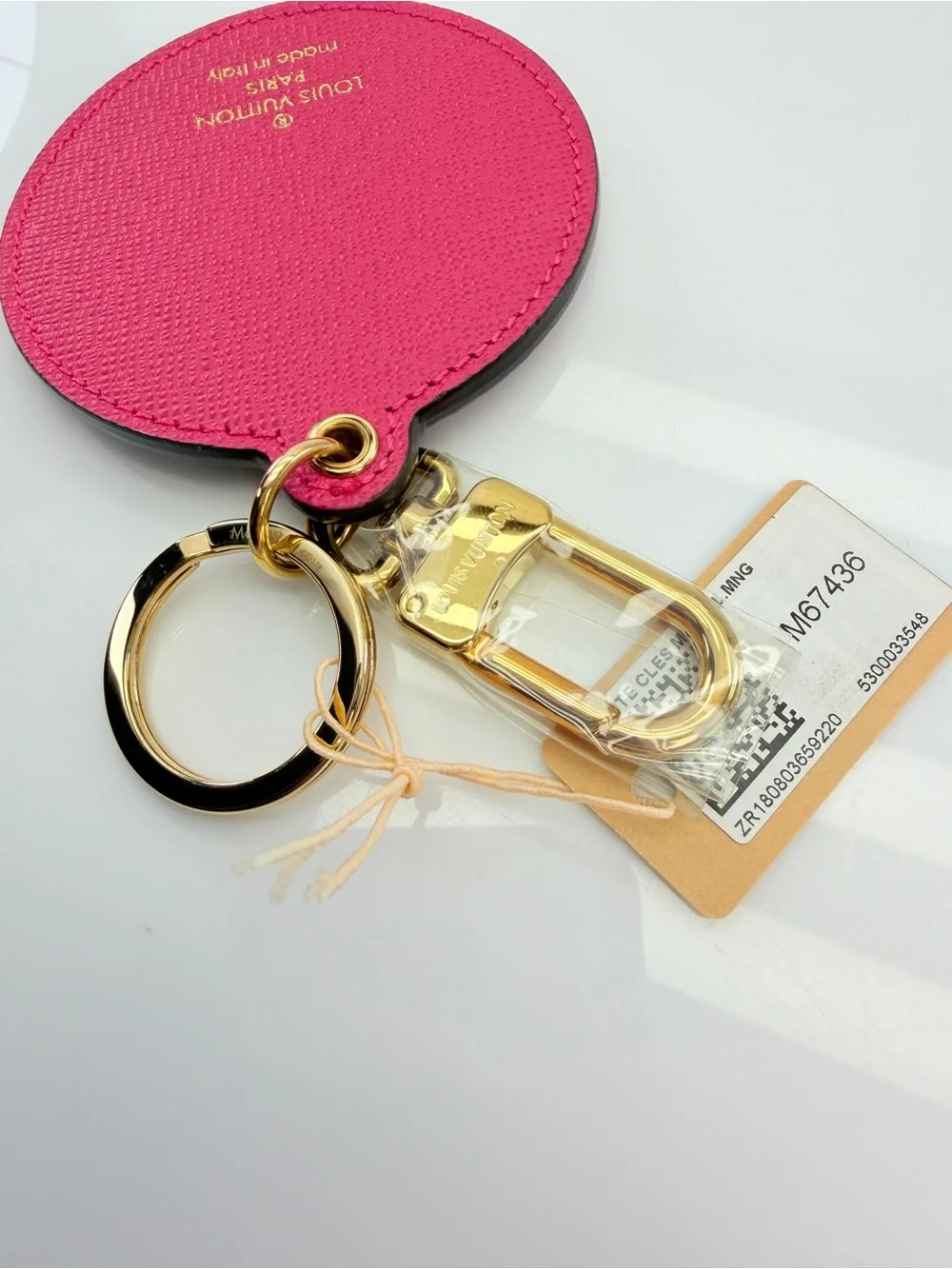 Louis Vuitton Monogram Love Lock Bag Charm Key Holder NWT